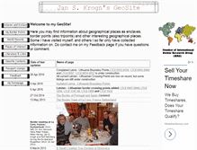 Tablet Screenshot of geosite.jankrogh.com